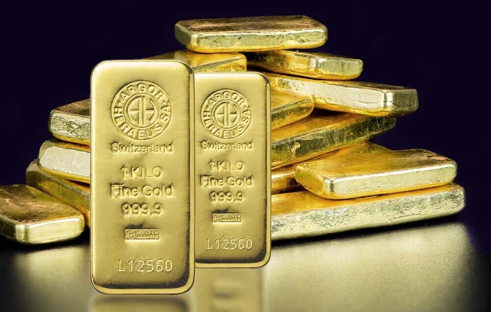 Zlatne poluge od 1 kilograma